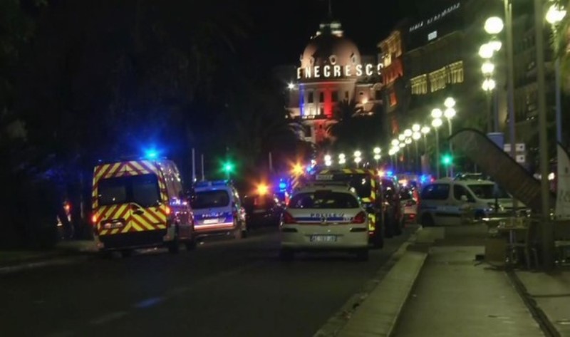 Fransa'daki saldırıdan korkunç görüntüler