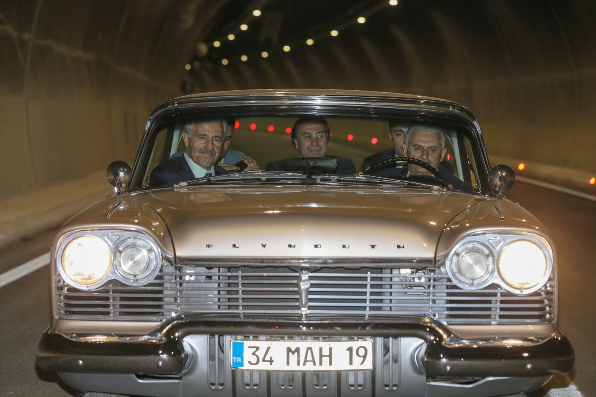 Başbakan Yıldırım Sabuncubeli Tünelleri'ni açtı