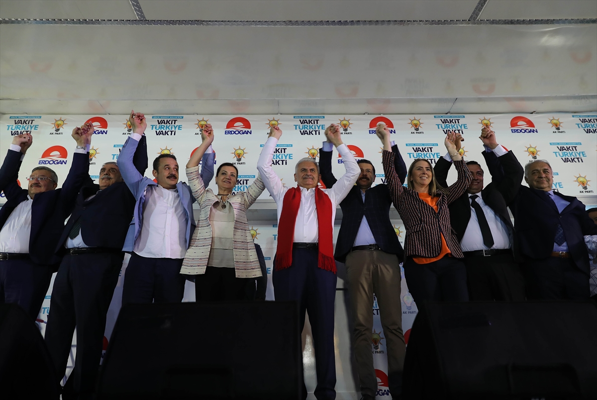 Başbakan Yıldırım'ın Karabağlar mitingi