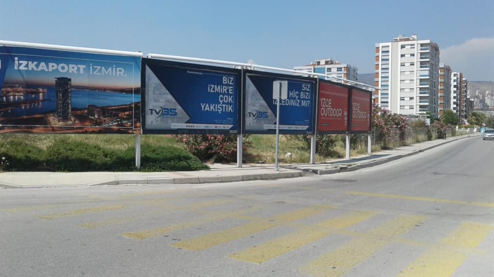 TV35 açık hava reklamlarıyla İzmir’in her noktasında...
