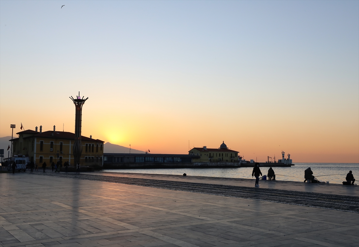İzmir'de gün batımı