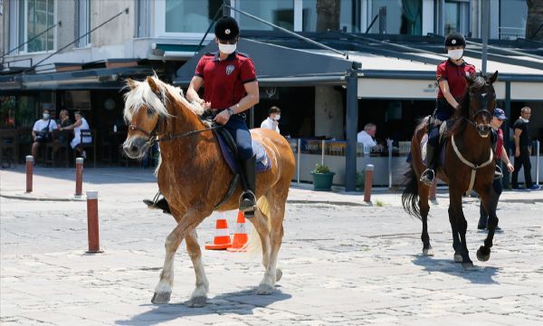 İzmir'in fayton atları polis oldu!