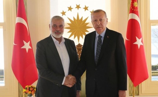 Erdoğan'dan Hamas lideri Haniyye ile görüşme