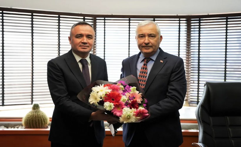 Kaymakam Sarı'dan Başkan Türkmen'e ziyaret