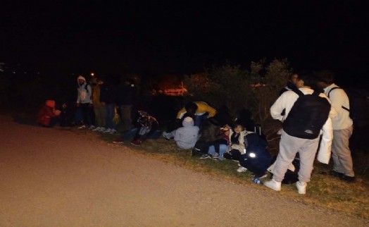 Seferihisar'da 29 kaçak göçmen yakalandı
