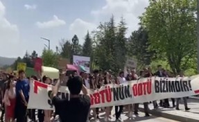 Üniversitelilerden 'Bahar Şenliği' protestosu: 'Ne iktidar ne rektör, ODTÜ bizimdir!'