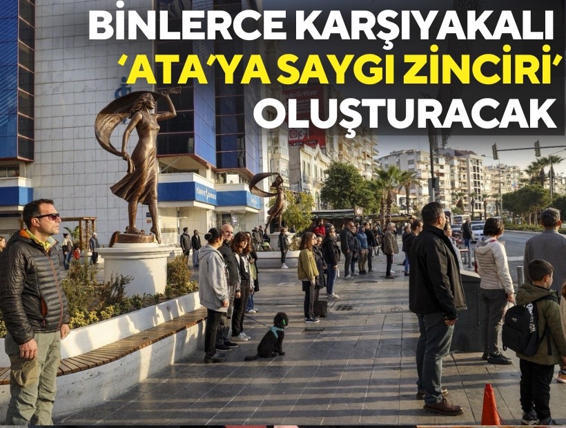 Binlerce Karşıyakalı Ata’ya Saygı Zinciri oluşturacak