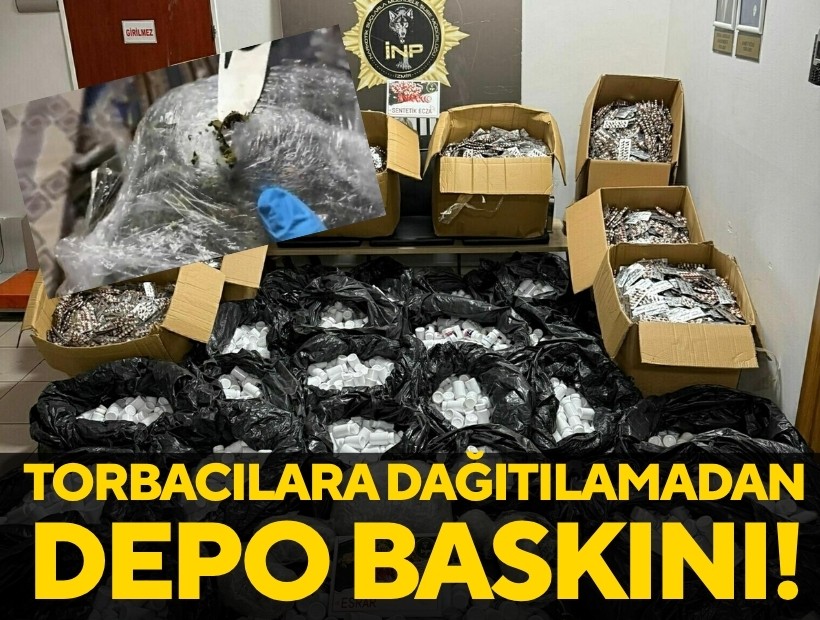 Buca'da depoya uyuşturucu baskını: 2 gözaltı