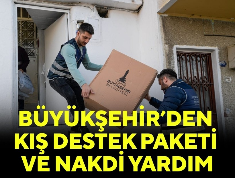 Büyükşehir’den kış destek paketi ve nakdi yardım