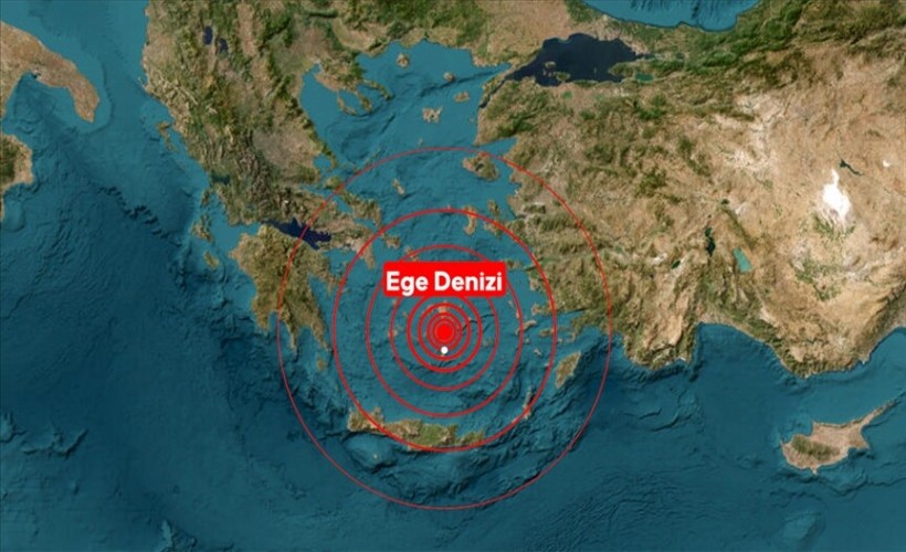 Ege Denizi'nde deprem!