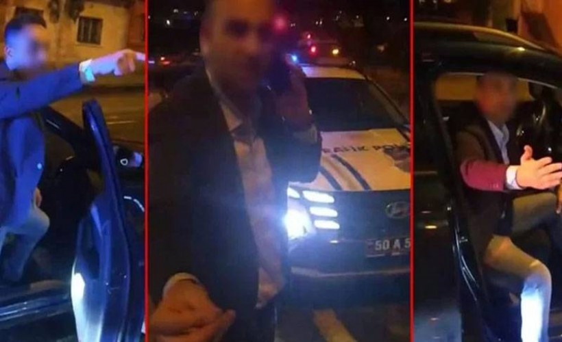 Eski AK Parti İlçe Başkanı'ndan polislere: Siz kimsiniz lan!