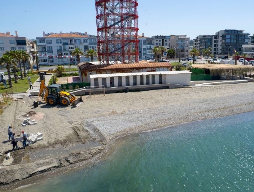 Güzelbahçe’de tekneler için çekek yeri yapıldı