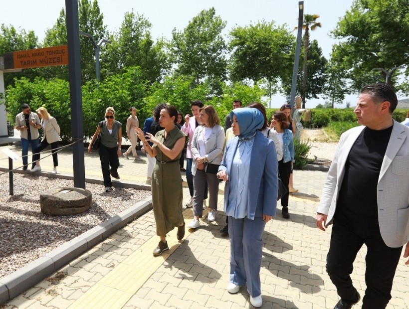 Kadın Erkek Fırsat Eşitliği Komisyonu Üyeleri Yaşam Köyünü gezdi