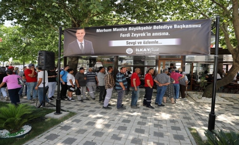 Ferdi Zeyrek, Menderes'te anıldı: 'Daima kalplerimizde yaşayacak'