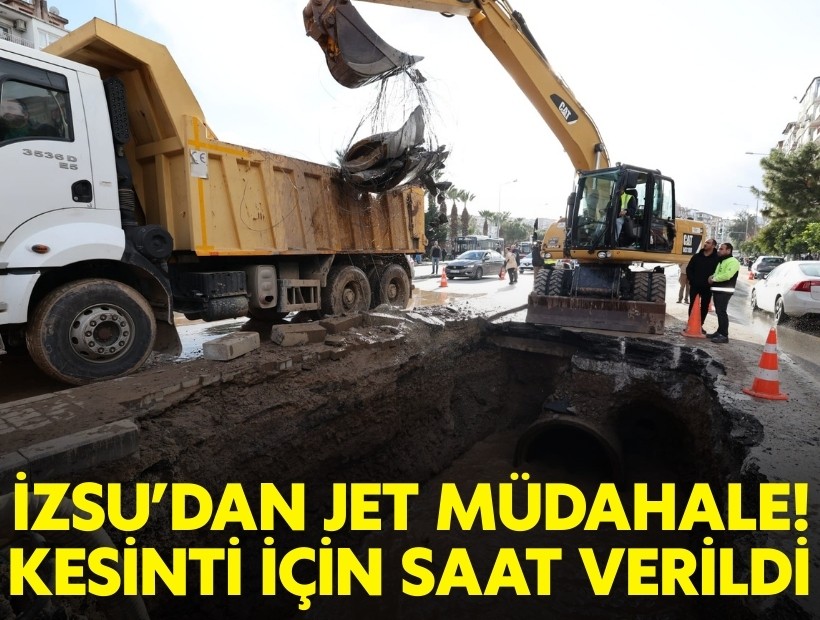 İZSU'dan jet müdahale: Su kesintisi yarın sona erecek!