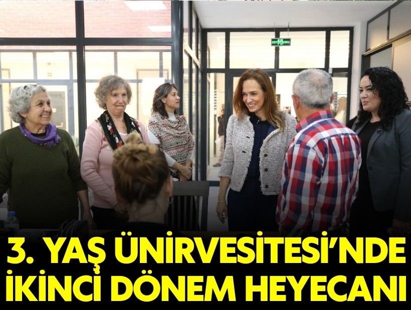 Karşıyaka’nın 3. Yaş Üniversitesi’nde 2. dönem başladı