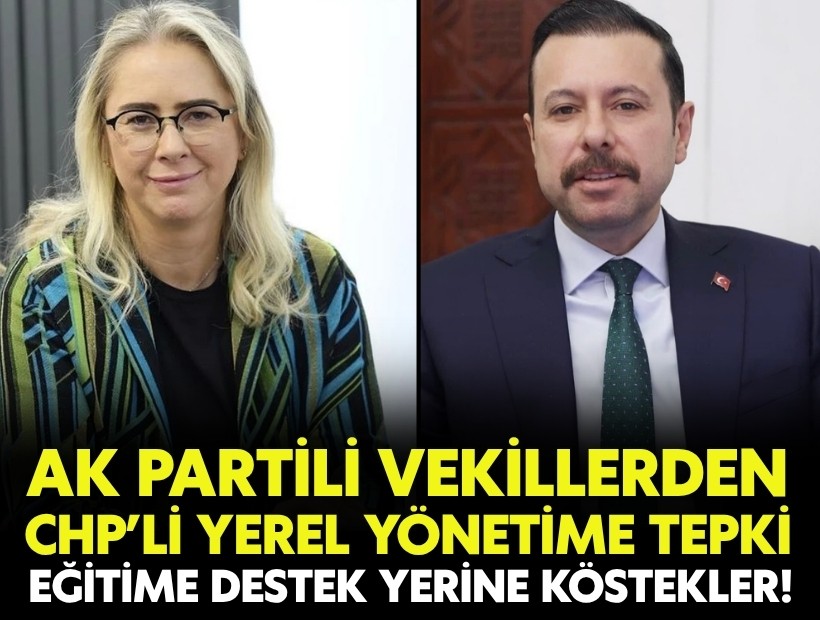 AK Parti İzmir vekillerinden CHP’li yerel yönetime tepki: Eğitime destek yerine köstekler!