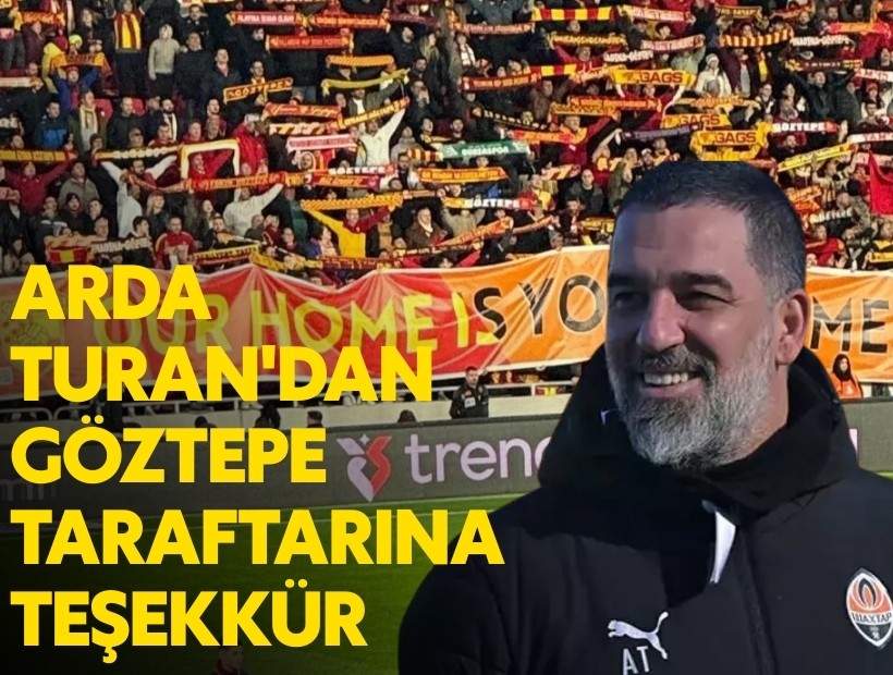 Arda Turan'dan Göztepe taraftarına teşekkür