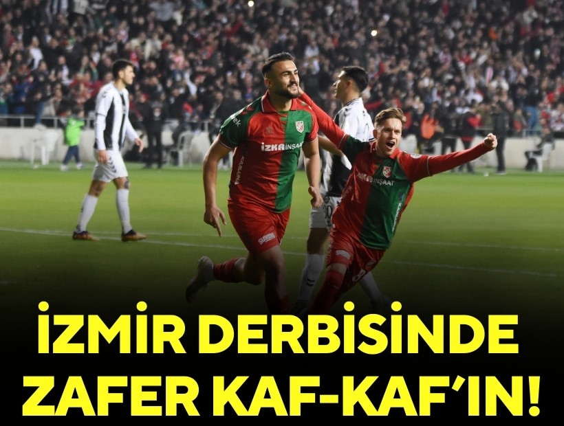 İzmir derbisinde zafer Kaf-Kaf'ın!