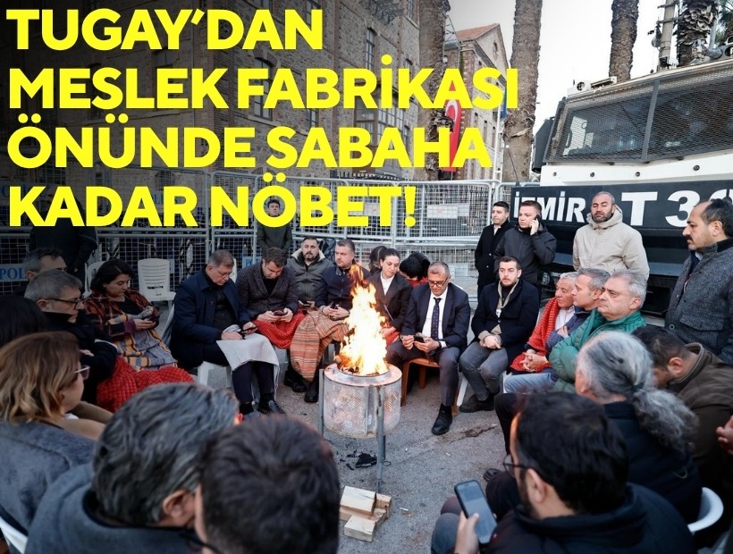 Tugay’dan Meslek Fabrikası önünde mesaj: 'Tek başıma da olsam devam edeceğim'