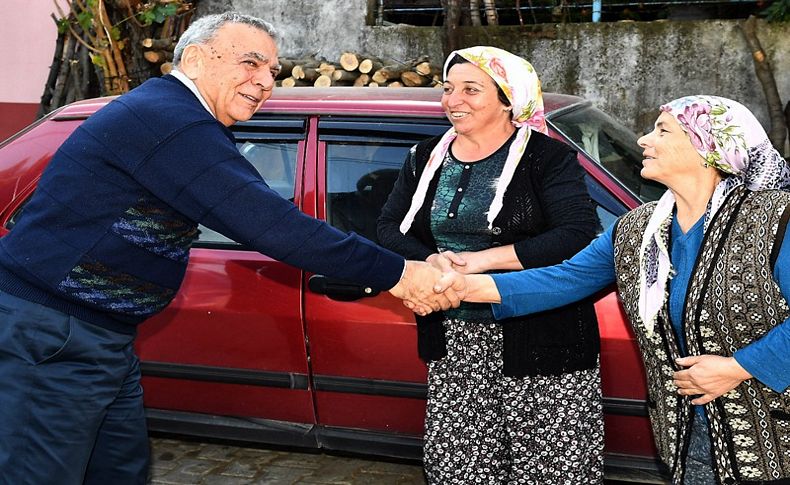'Koca Başkan'ın Beydağ ziyaretinde renkli görüntüler