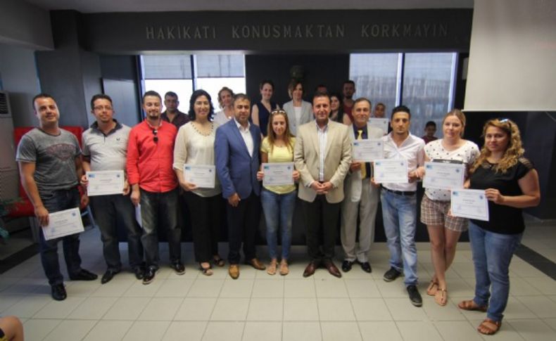 Menderes’te girişimciler sertifikalarını aldı