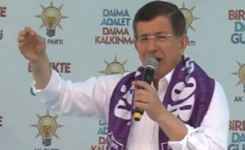 Davutoğlu mitingde açıkladı: HDP’ye saldıran…
