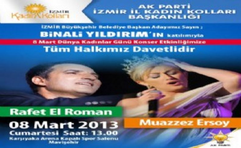 AK Partili kadınlar konserde buluşacak