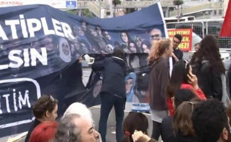 İmam Hatipler kapatılsın' pankartına 'Erdoğan' ayarı