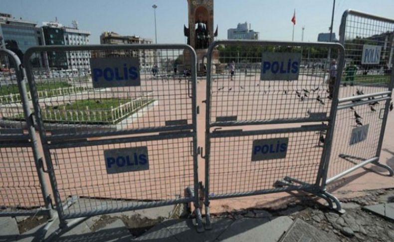 Gezi Parkı’na polis bariyerleri getirildi