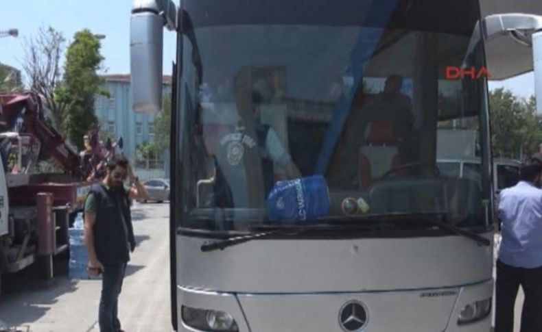 İstanbul polisini alarma geçiren otobüs!