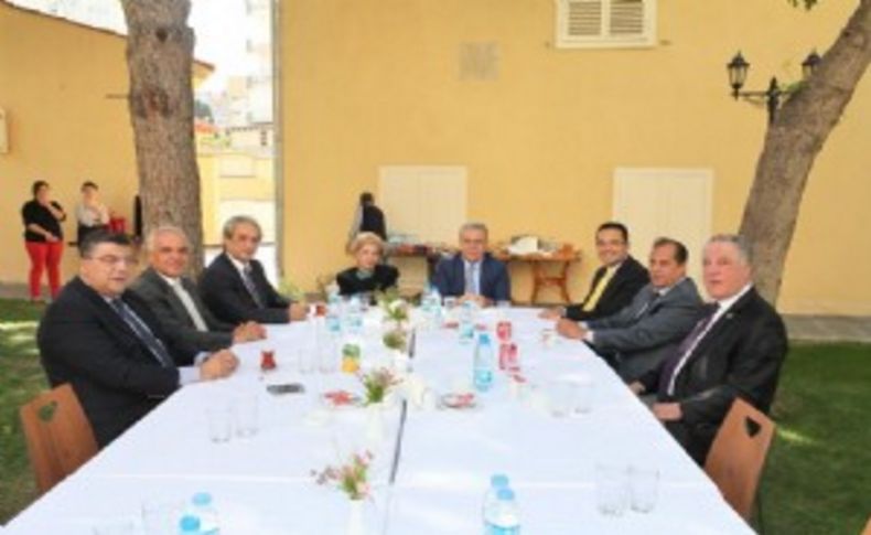 Başkanları Dramalılar Köşkü’nde buluştu
