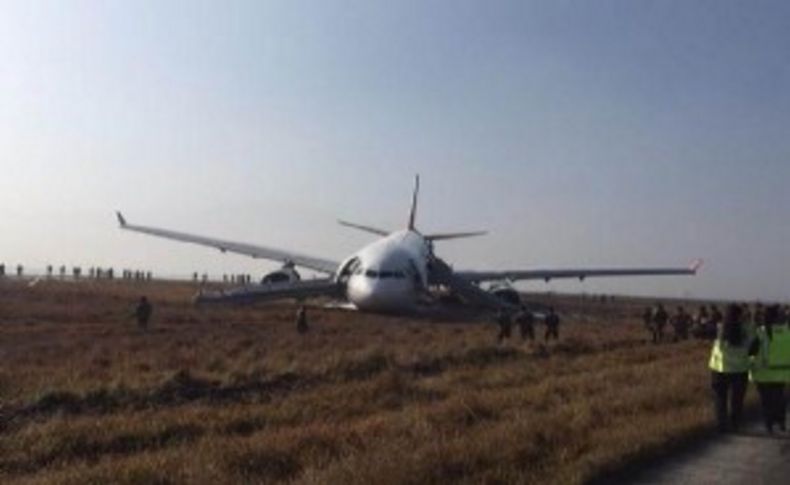 THY uçağı Nepal'de pistten çıktı