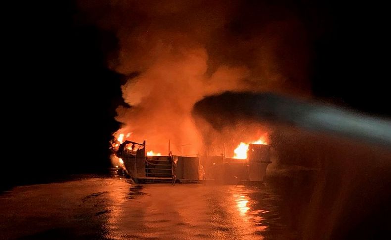 ABD’de dalış teknesinde yangın: 25 ölü, 9 kayıp