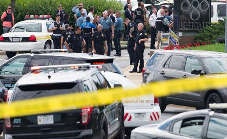ABD'de gazeteye silahlı saldırı: 5 ölü, 22 yaralı