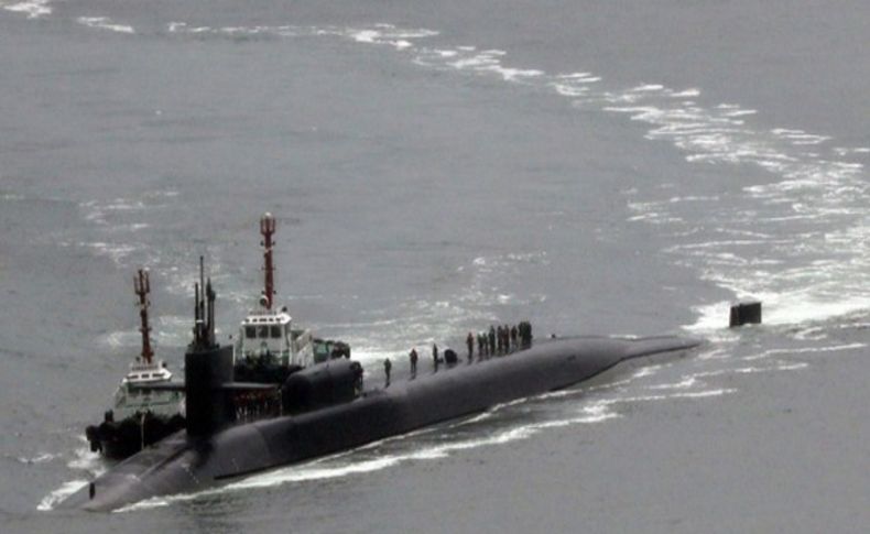 ABD'nin nükleer denizaltısı Kore kıyısında