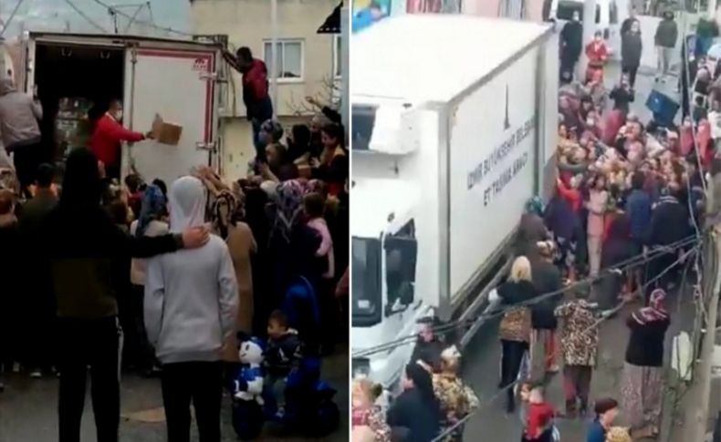 AK Parti’den, Büyükşehir’in yardım dağıtımında oluşturduğu kalabalığa tepki