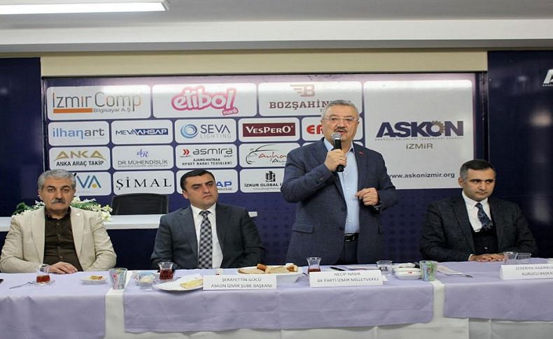 AK Partili Nasır ASKON İzmir'e konuk oldu
