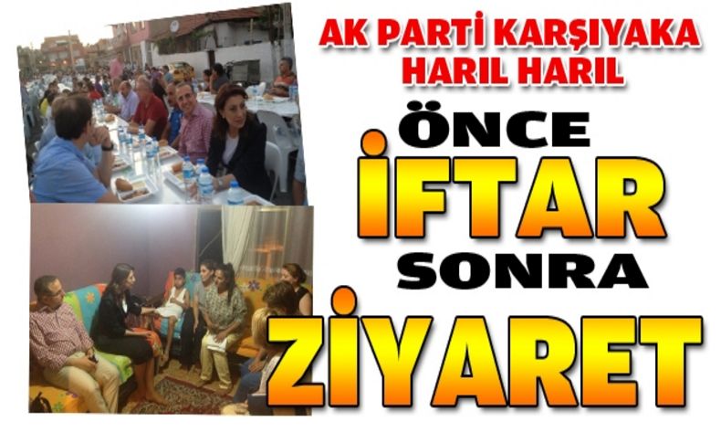 AK Parti Karşıyaka'dan Örnekköy'de bin 500 kişiye iftar yemeği