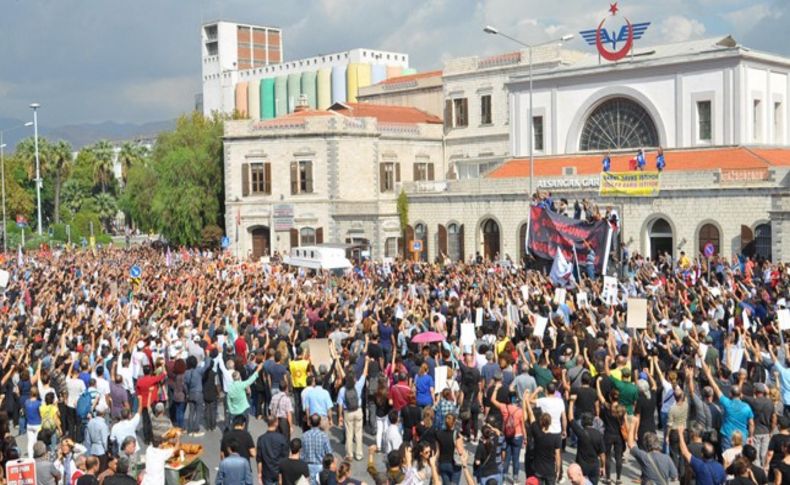 Binler Alsancak Garı'nda buluştu: İzmir'de yine kara gün