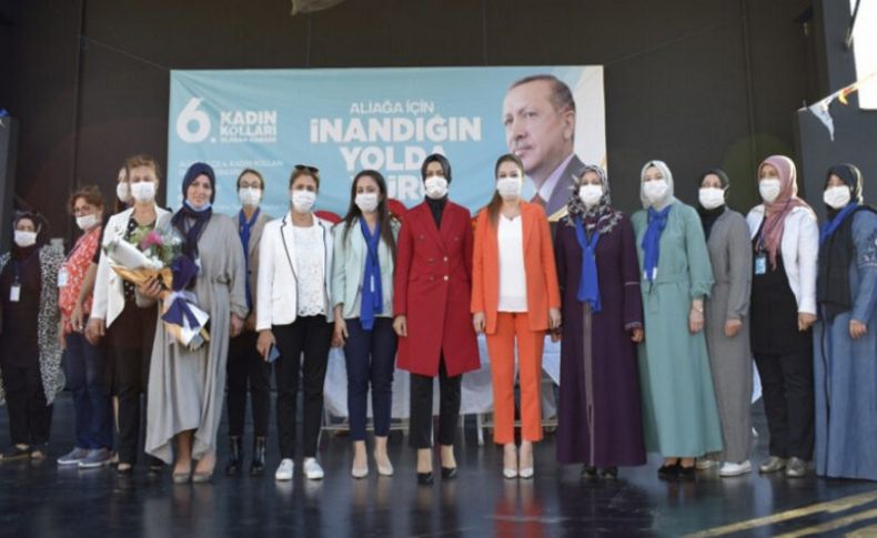 Aliağa’dan siyasette kadın mesajları: Kadınlara yer açan AK Parti’dir