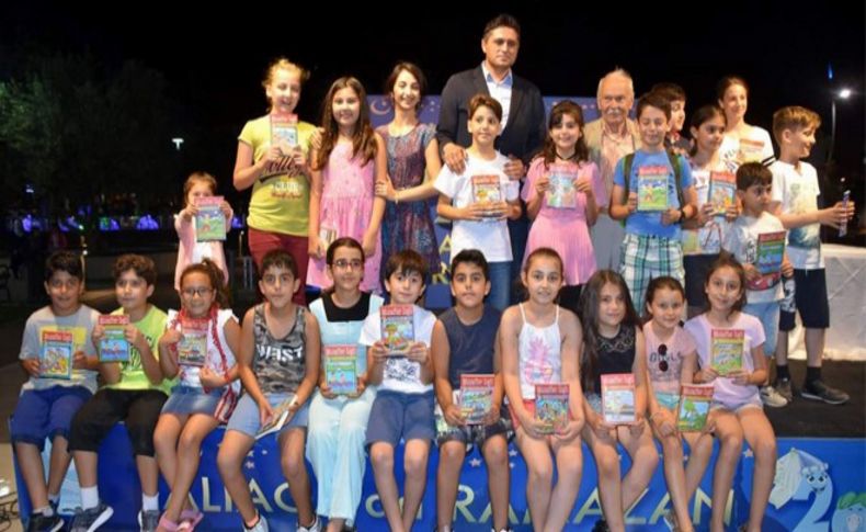 Aliağalı çocuklardan Türk edebiyatının çınarına sevgi seli
