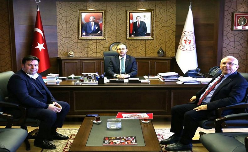 Altınordu'da Başkan Özkan'dan Bakan Kasapoğlu'na ziyaret