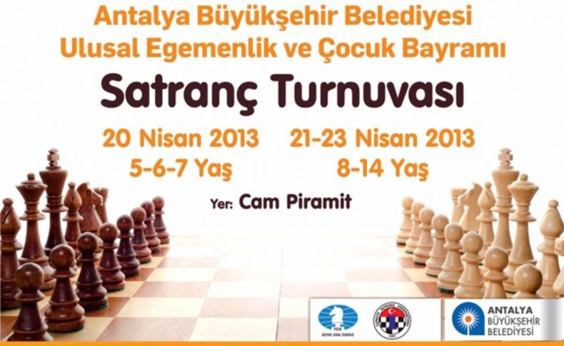 Antalya Büyükşehir Belediyesi, 2 bin çocuğa satranç oynatacak