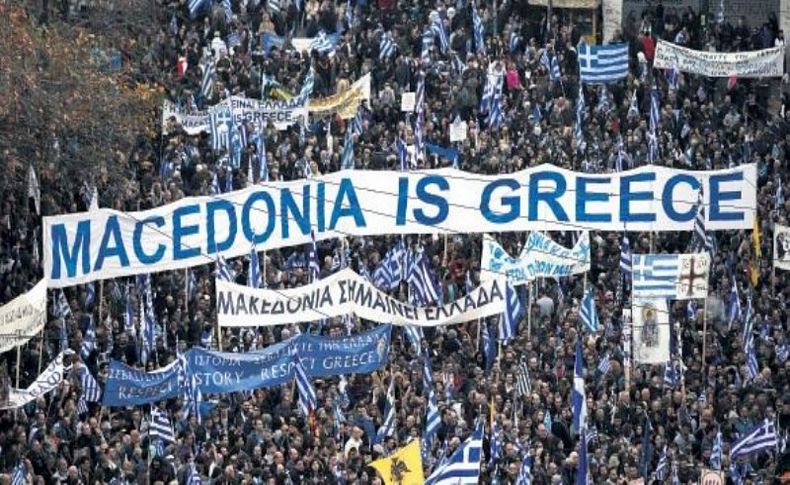 Atina’da “Makedonya Yunandır” eylemi