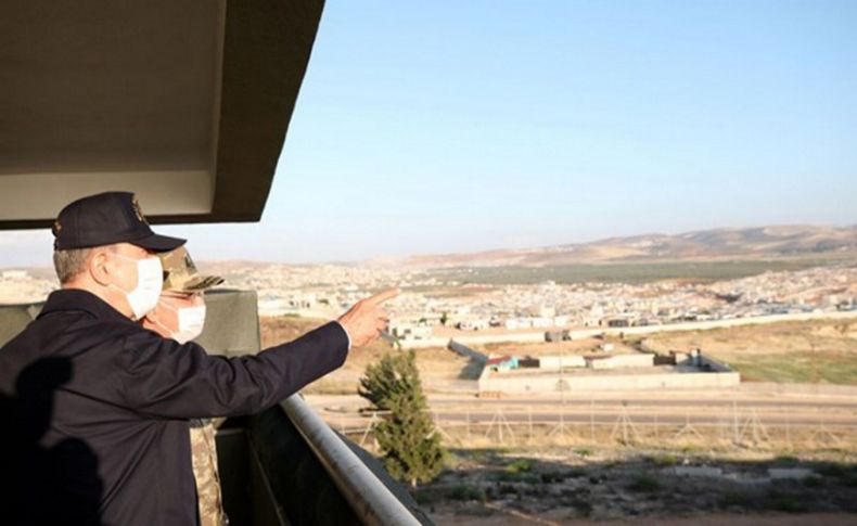 Bakan Akar Suriye sınırının sıfır noktasında