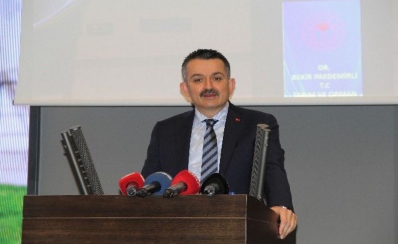 Bakan Pakdemirli'den İzmir'e hibe ve destek raporu