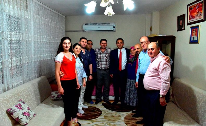 Başkan Atila'dan şehit ailesine bayram ziyareti