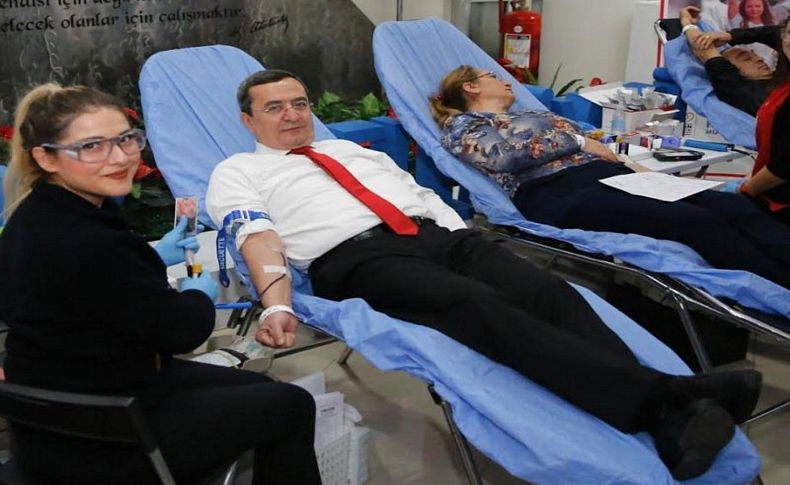 Başkan Batur, kan bağışı kampanyası başlattı