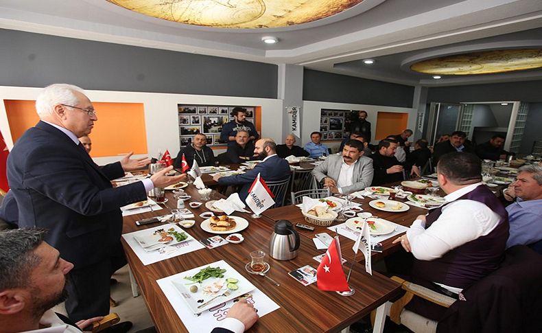 Başkan Selvitopu KAMİDER üyeleriyle kahvaltıda buluştu